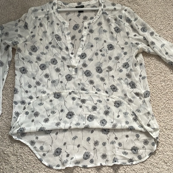 Ann Taylor Sheer Blouse - Picture 4 of 8